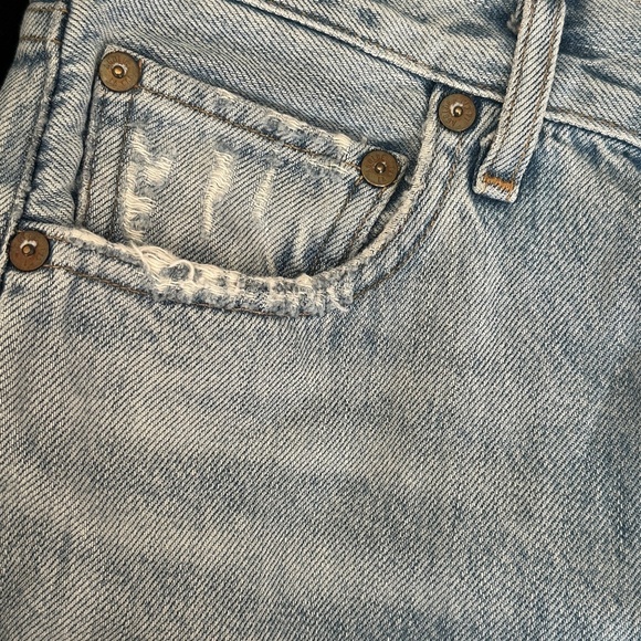 Women's AGOLDE Jamie High Rise Classic Jeans Size 25 Ripped Revolve Distressed - Picture 9 of 9